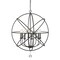 Z-Lite Tull 8 Light Chandelier, Matte Black 458-30MB - alternate 6